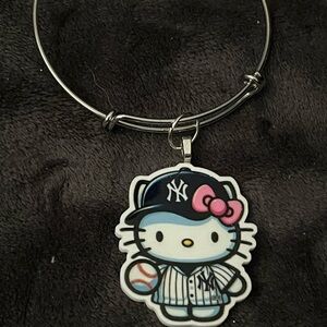 Hello Kitty Baseball Charm Bracelet